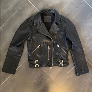 All Saints Watson leather jacket